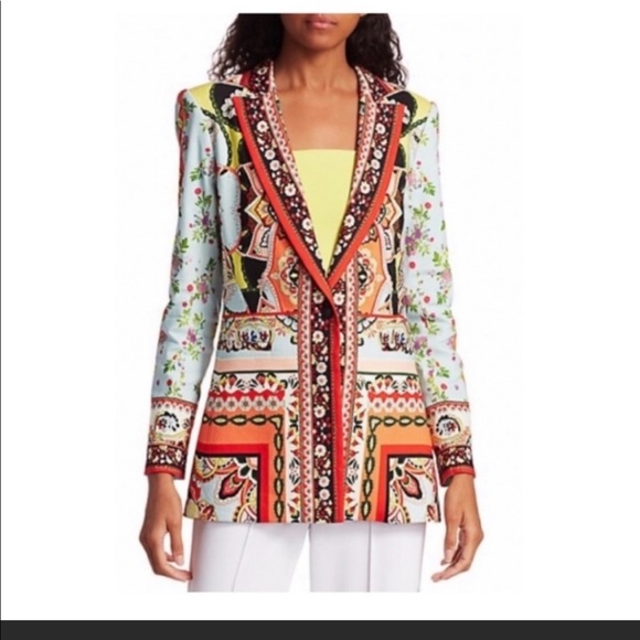 Alice and Olivia Floral Blazer - Picture 4 of 8